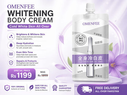 OMENFEE Whitening Body Milk body Lotion | Suitable for All Skin Types